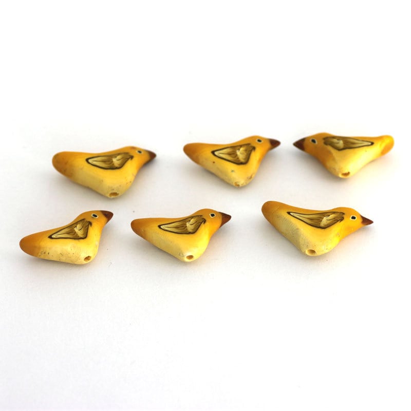 Canary Bird Beads