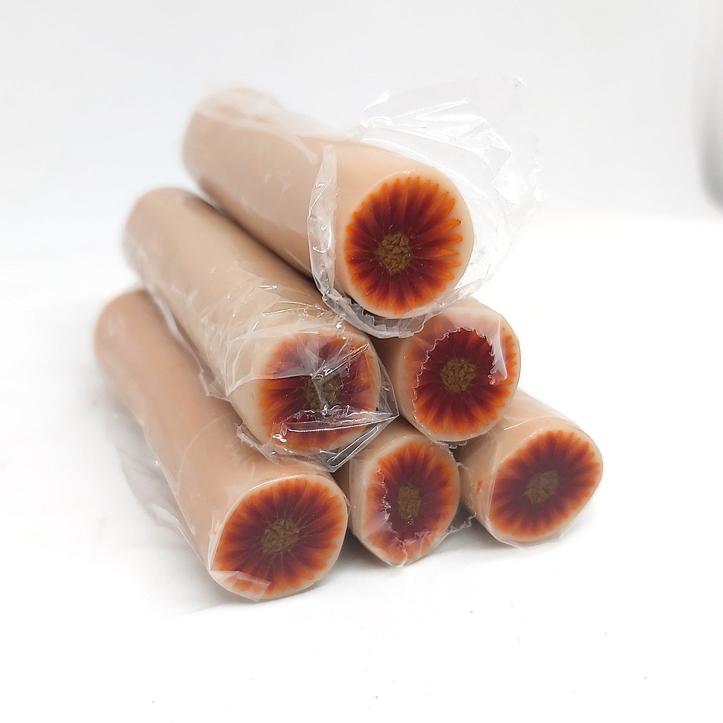 Rust Red Sunflower Cane