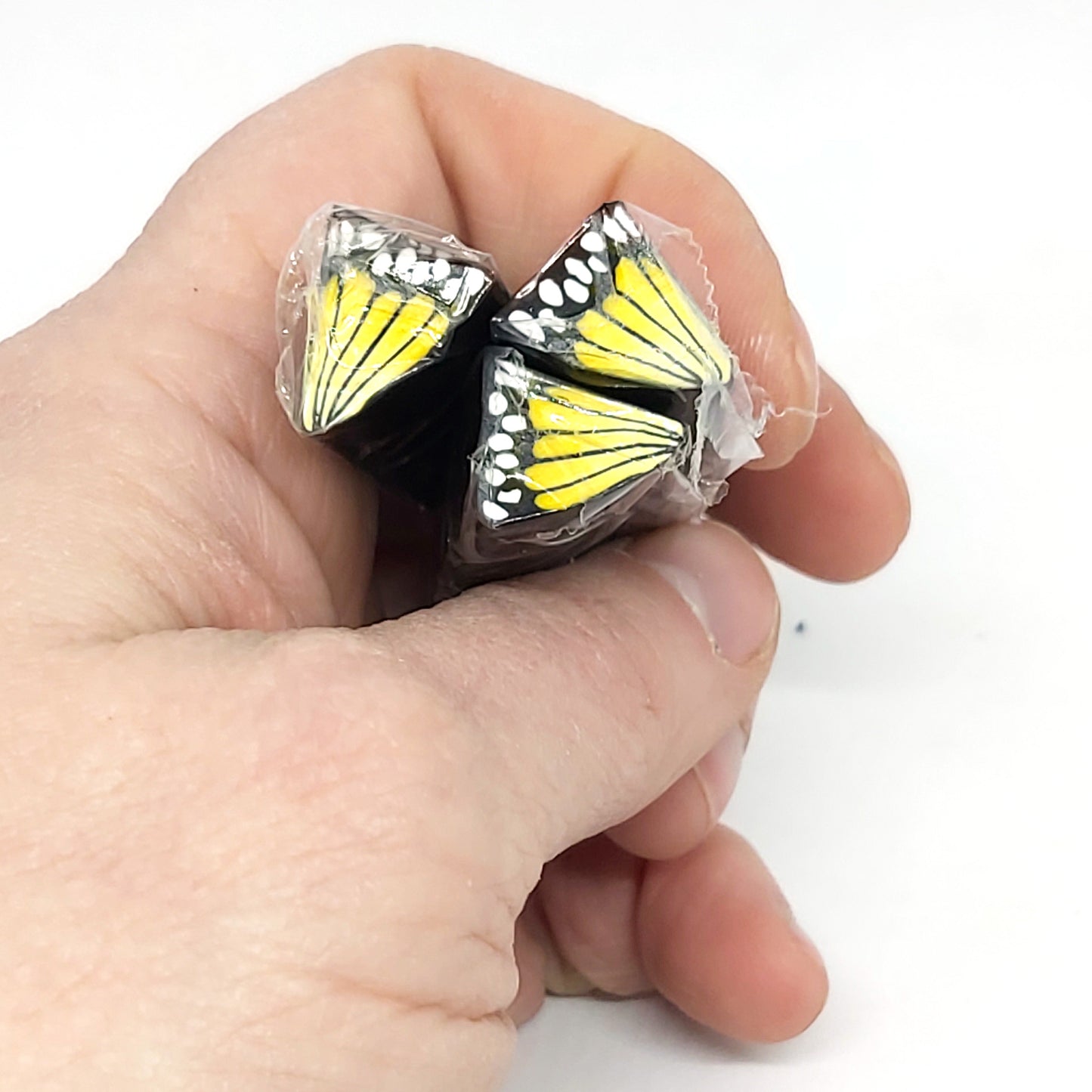 Yellow Butterfly Wing Cane