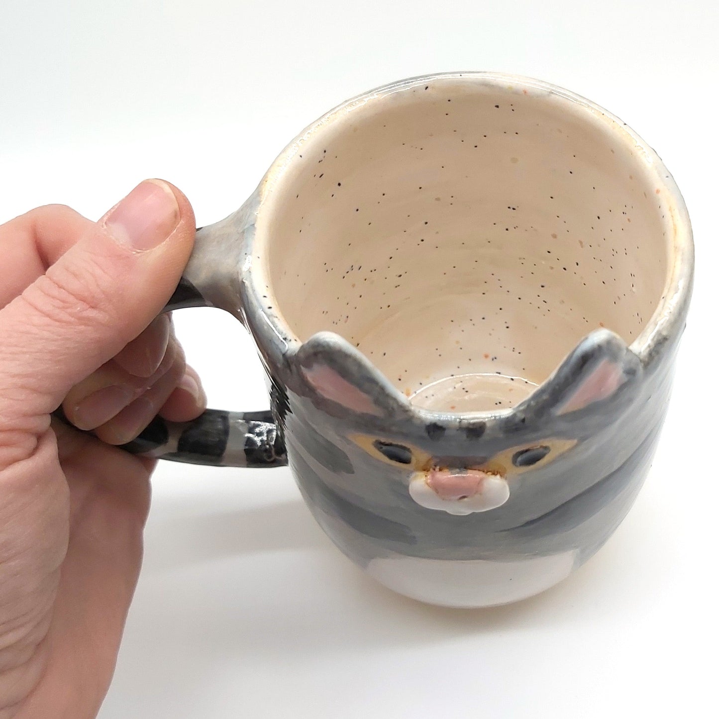 Grey Tabby Cat Mug (II)