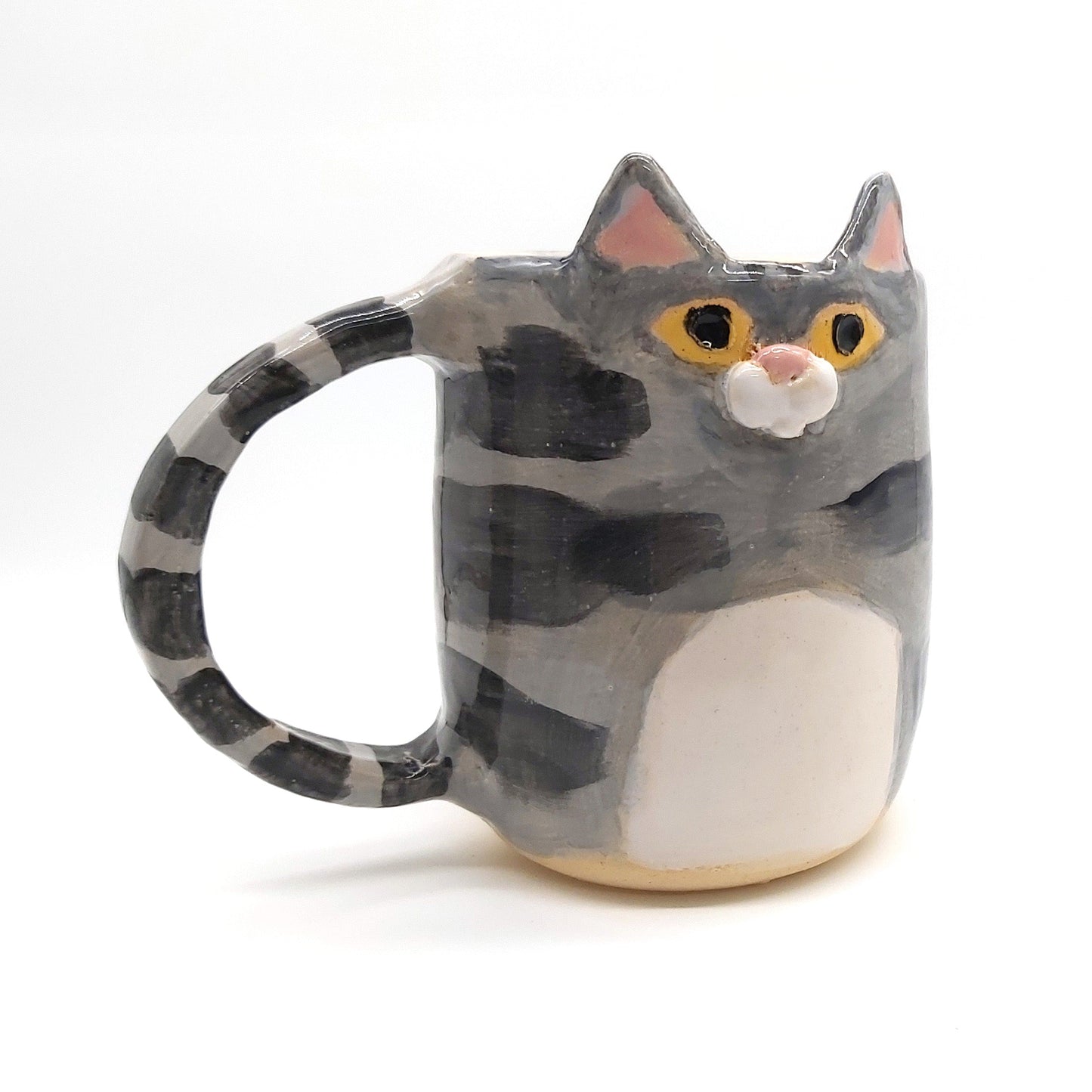 Grey Tabby Cat Mug (II)