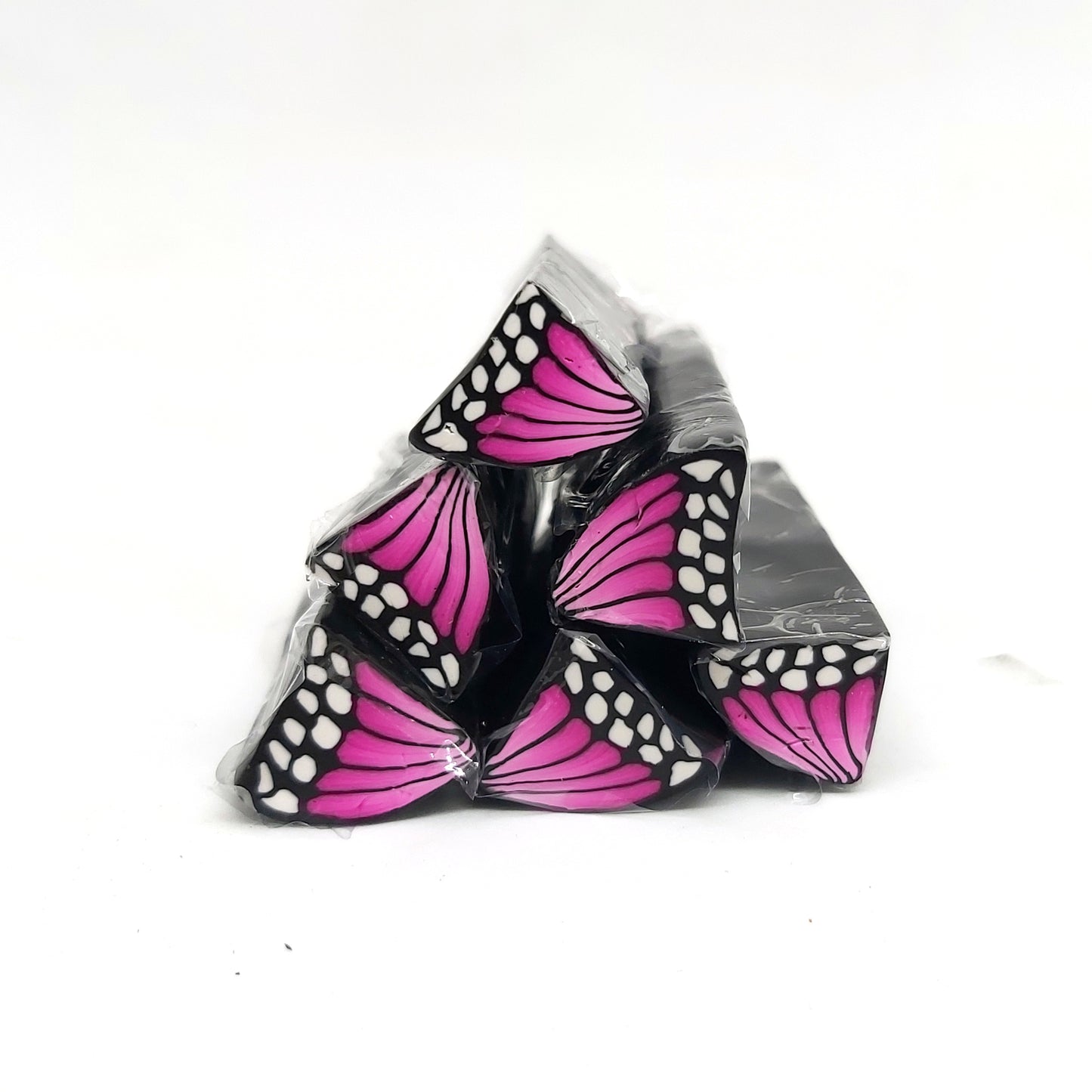 Hot Pink Butterfly Wing Cane