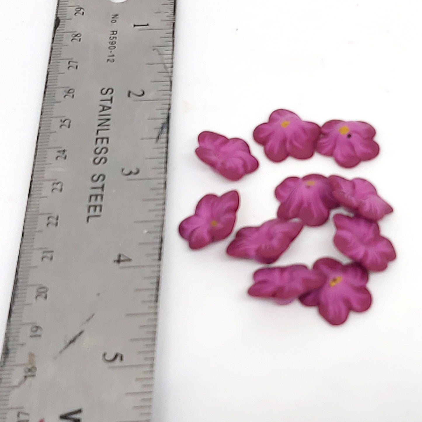 African Violet Beads