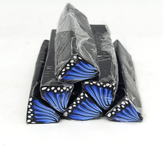 Blue Butterfly Wing Cane