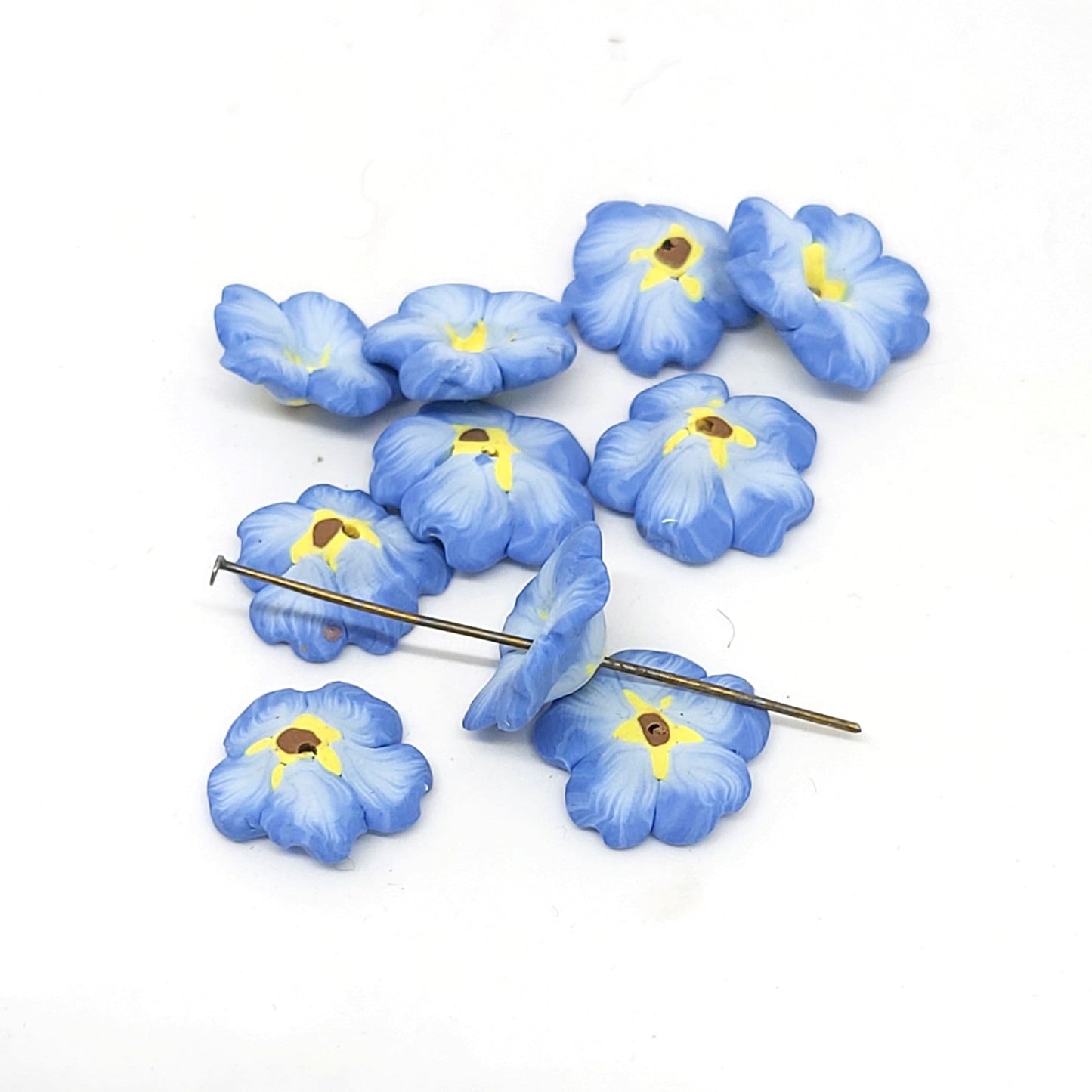 Forget-Me-Not Flower Beads