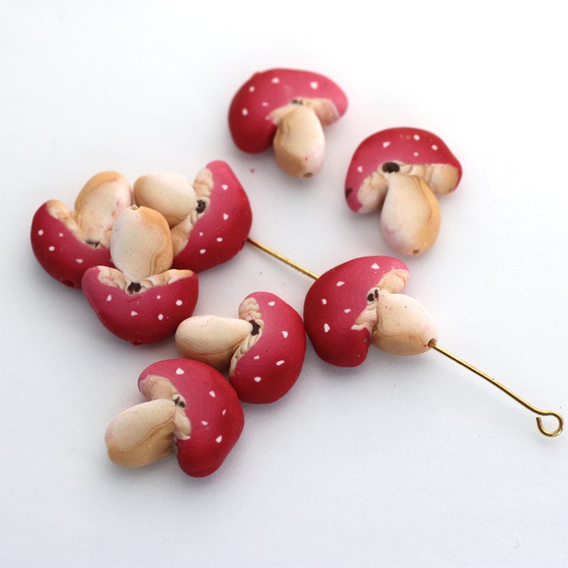 Toadstool & Mushroom Beads