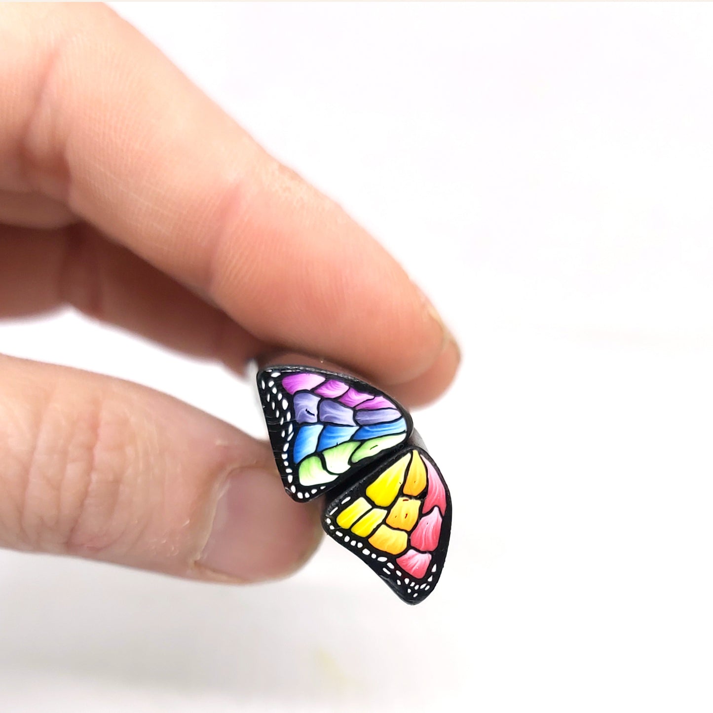 Rainbow Butterfly Wing Cane Set